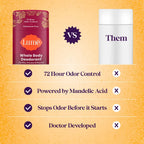 Lume Solid Stick Deodorant Spiced Sandalwood