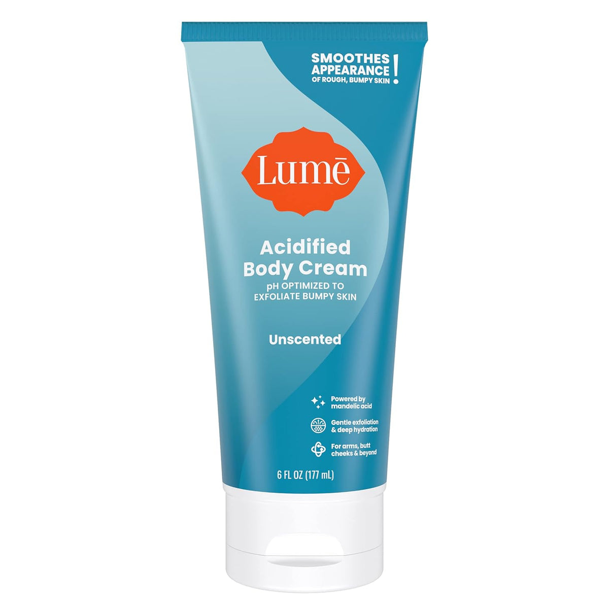 Lume Acidified Body Cream - Smooth Appearance of Rough. Bumpy Skin