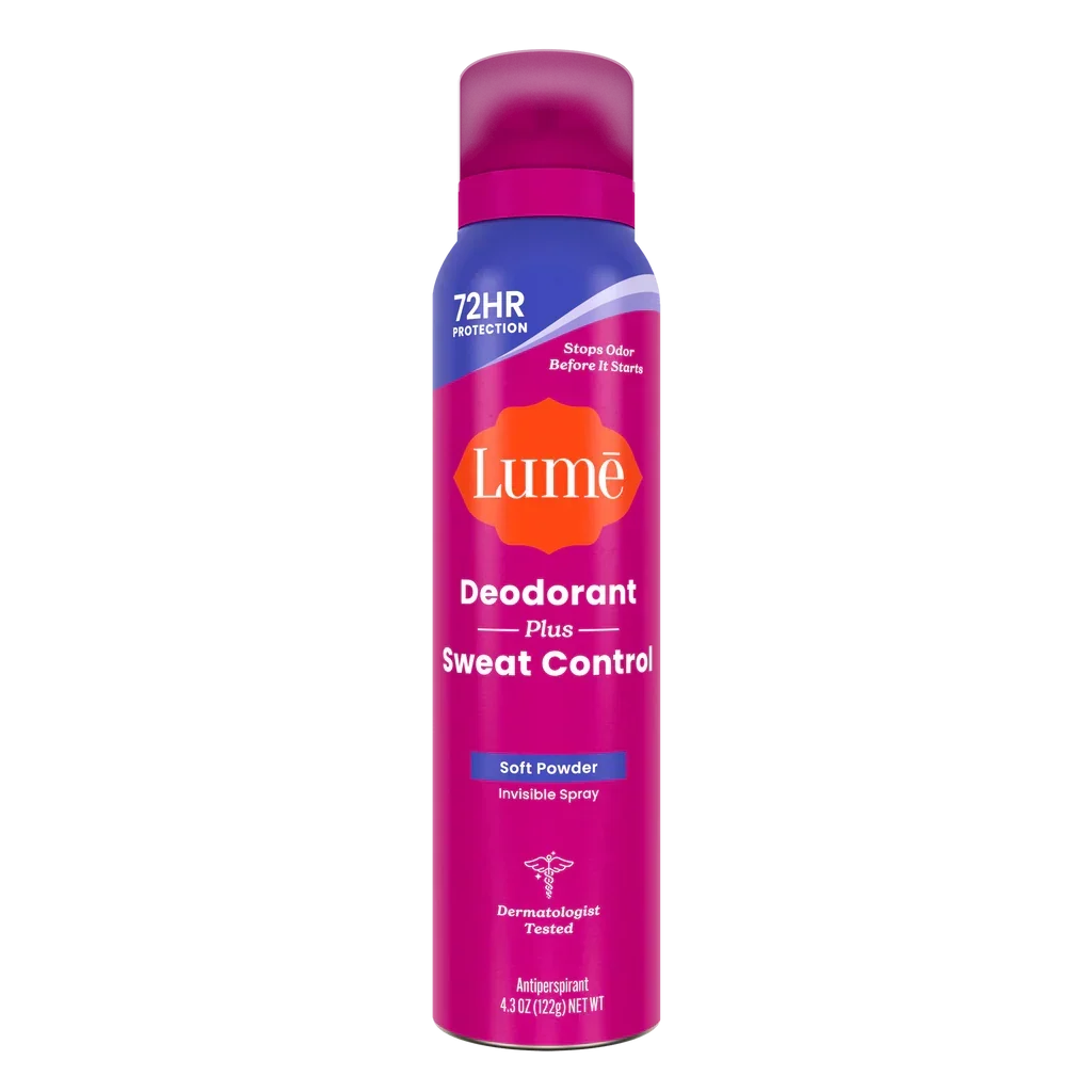 Lume Sweat Control Spray Deodorant Soft Powder